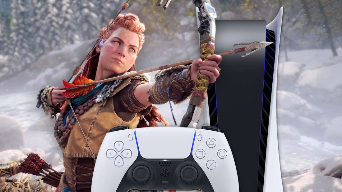Aloy on the hunt for a Sony PS5.