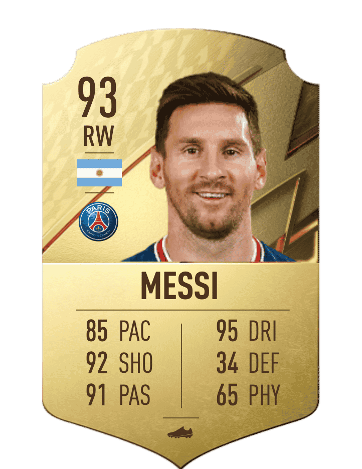Lionel Messi Gold Card