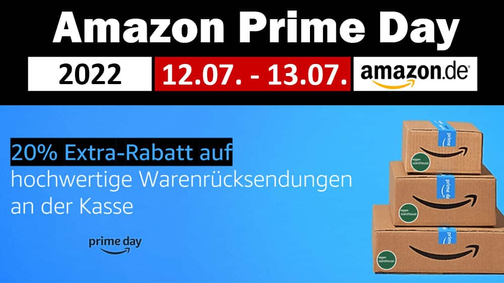 Amazon Prime Day 2022: Warehouse deals with an extra 20% discount - only 1 hour left