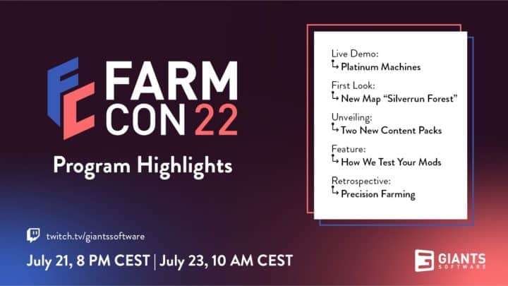 Farming Simulator 22: New products and numerous updates for FarmCon announced