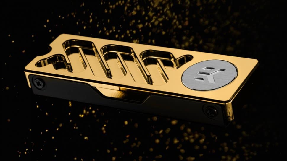 Gold Rush: EKWB presents gold-plated Waku components