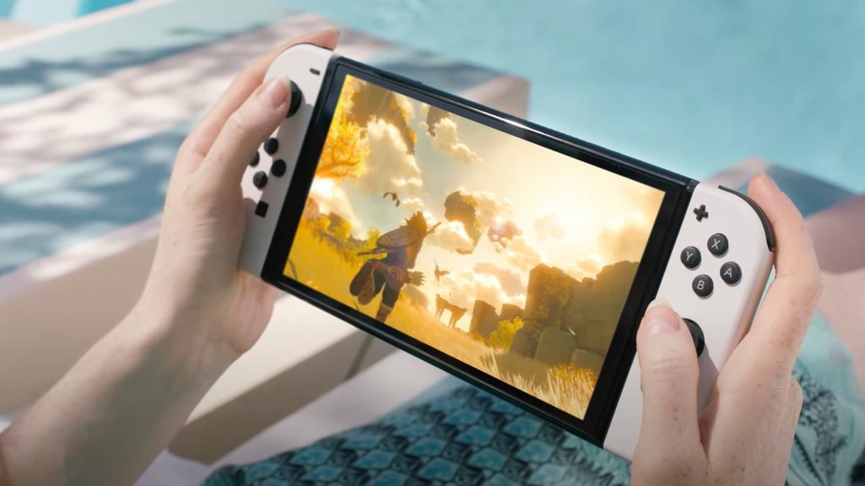 Nintendo Switch (OLED) - Trailer reveals switch console with new display technology