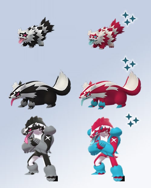 Pokémon GO Shiny Galar Zigzach's Geradak's Barricadex