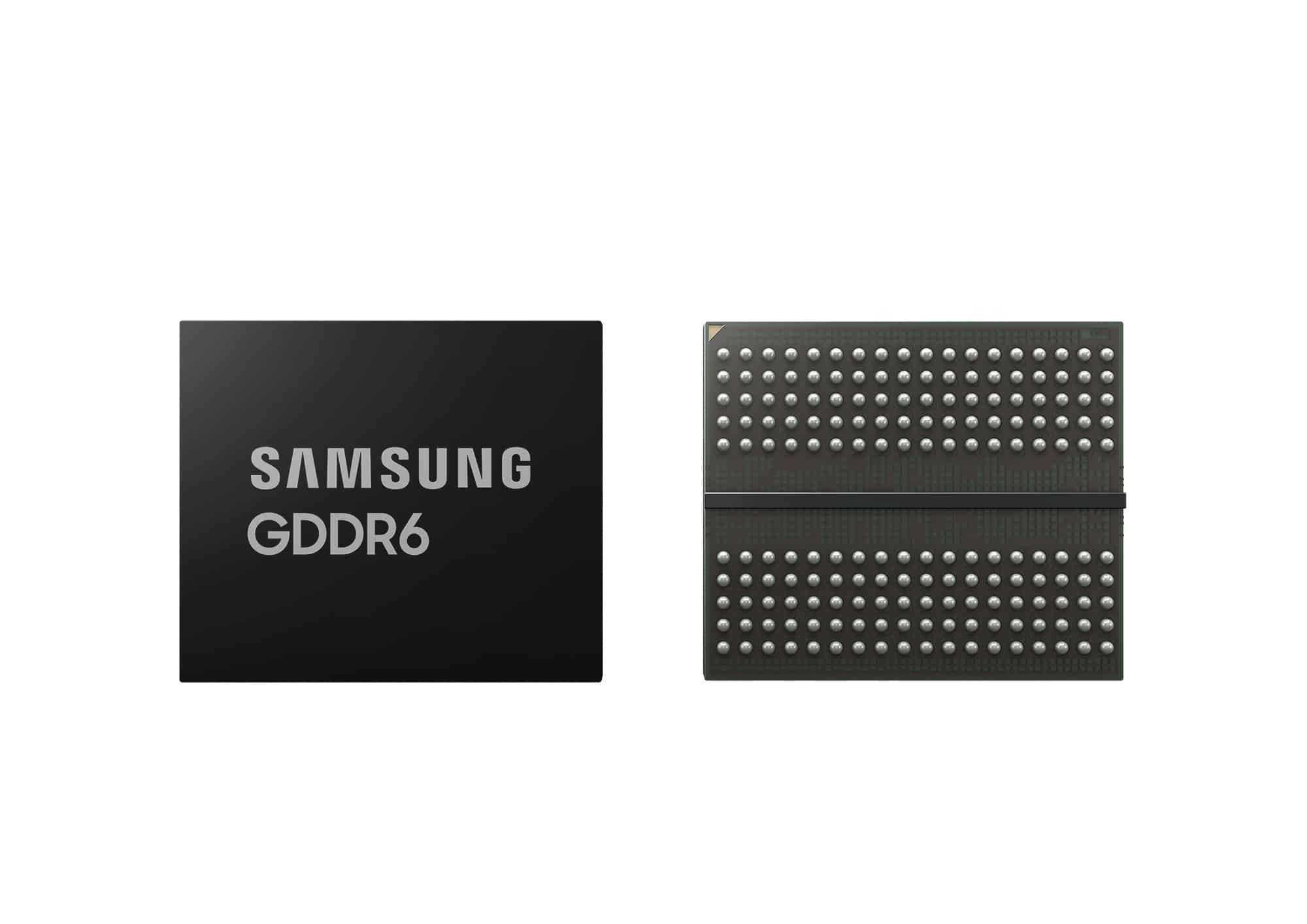 Samsung with 24 Gb/s fast GDDR6 memory for upcoming GPUs