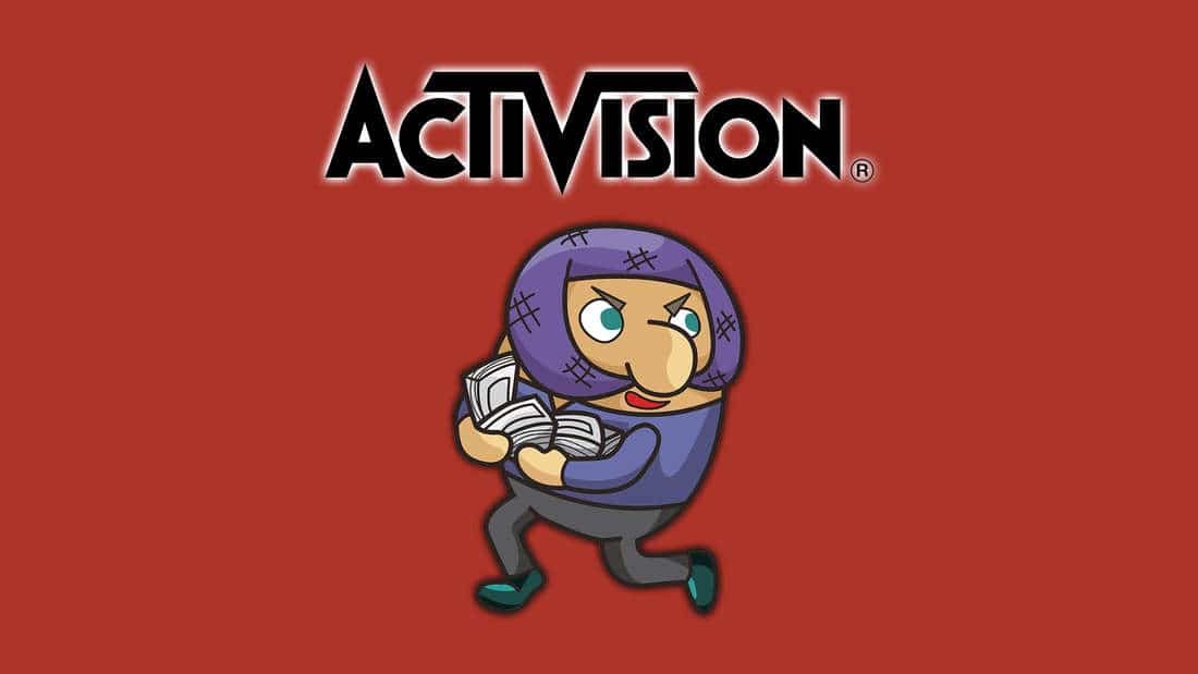 A thief under the Activision logo
