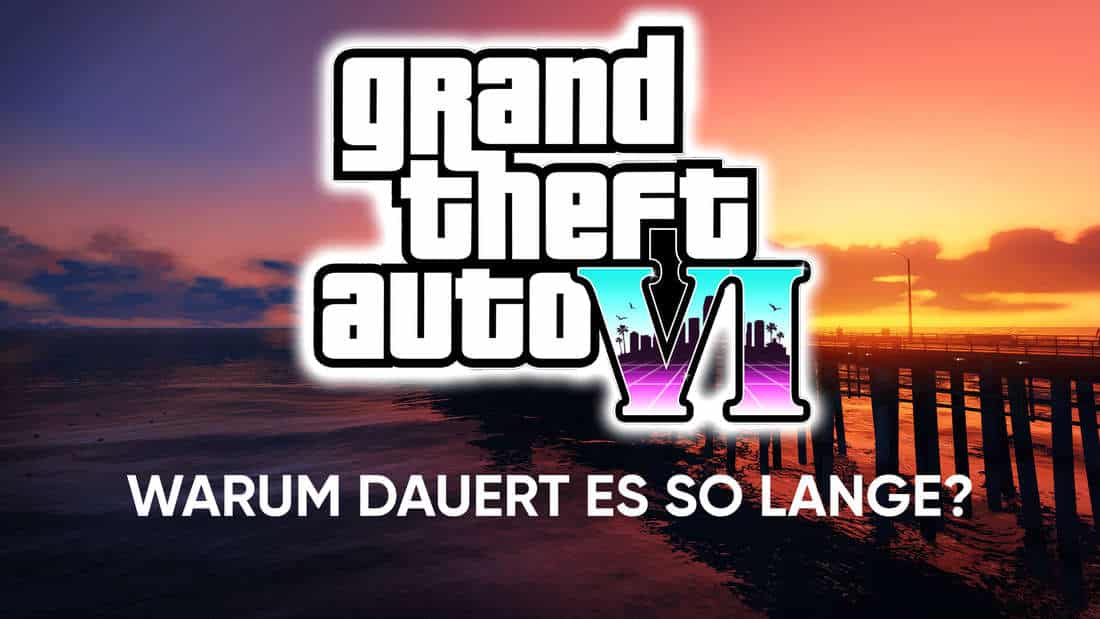 A screenshot from GTA V with a fan inspired logo for GTA 6