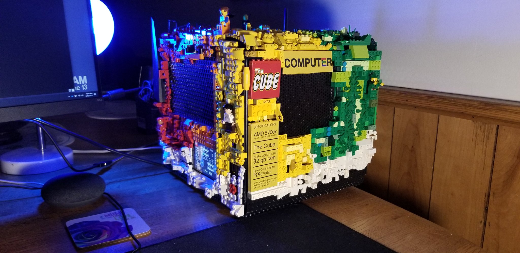 The Cube: Tinkerers wrap PC cases with colorful Lego bricks