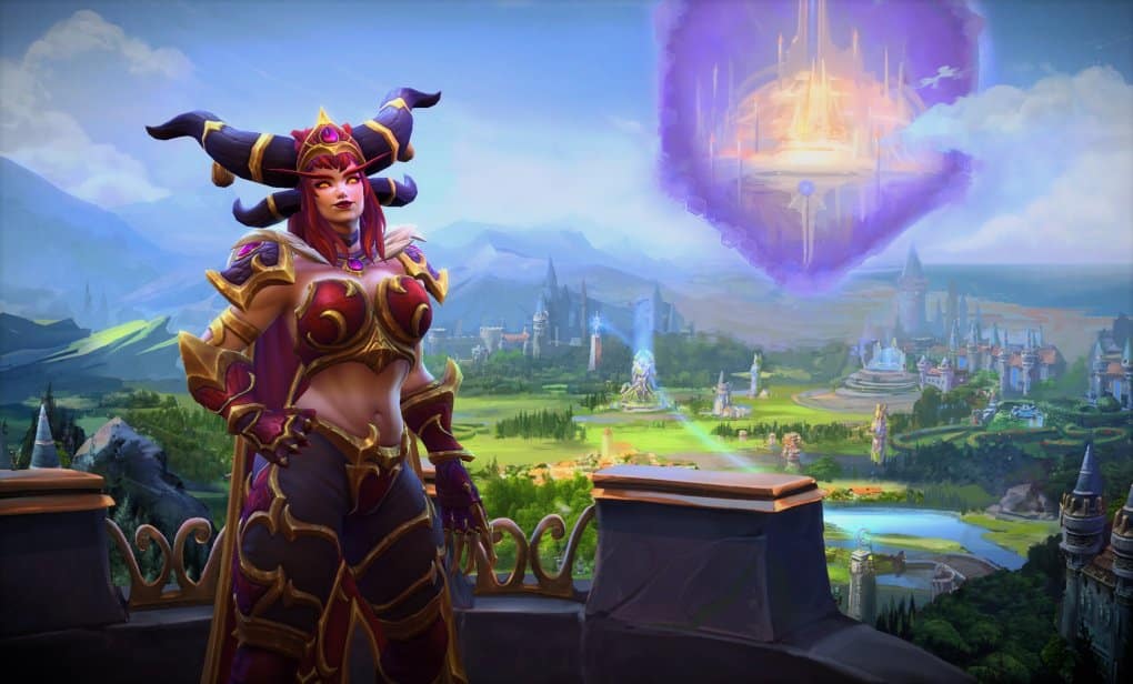 Alexstrasza in Heroes of the Storm - the online game was based on the Starcraft 2 engine and allows for correspondingly fancier models.