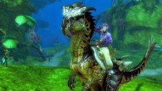 Beginning areas like the Caledon Forest of Sylvari in Guild Wars 2, newcomers who already own an expansion can now explore with a Raptor without having to travel halfway across the world.