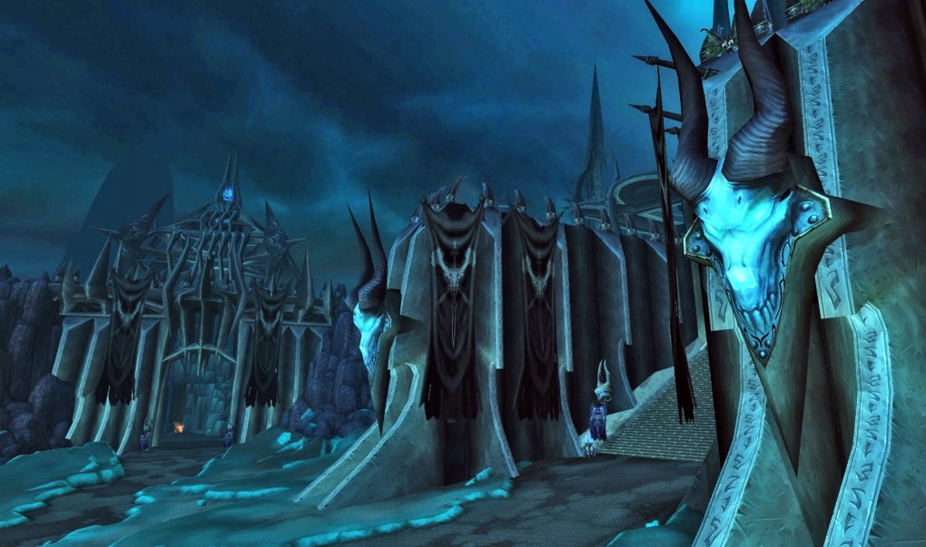 The Vault of Shadows is in Icecrown.  Anyone else here have Mordor vibes? 