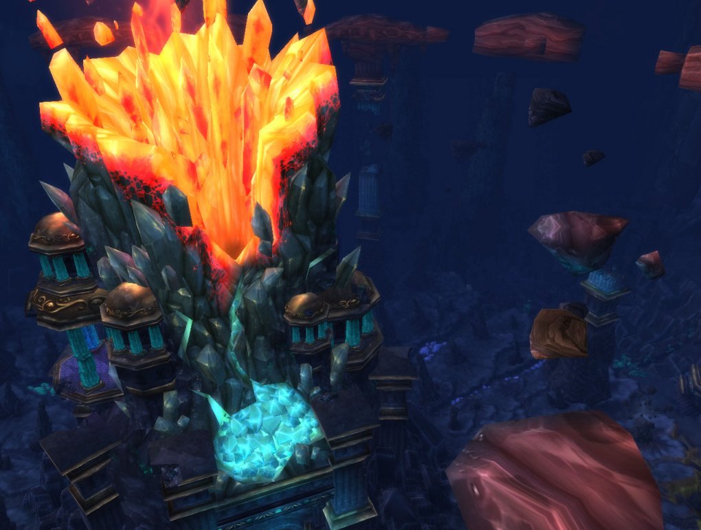 Deathwing's eruption caused extensive damage.