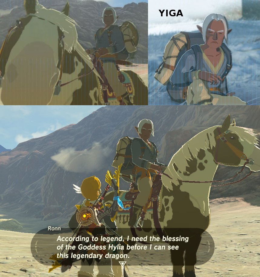 Here you can see the camouflaged Yiga and his role model (Source: https:www.reddit.comrBreath_of_the_Wildcommentswm5riqevil_twins_yiga_counterparts)