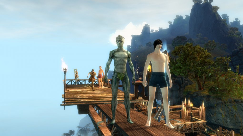 What images survive the time: Immediately on the release day, the characters Samael and Dante plunged into the Löwenstein harbor basin as diving masters - which looked very different at the time.