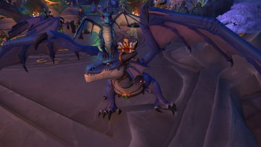 WoW: Dragonflight: Dragon Riding transforms your friends into flying pups