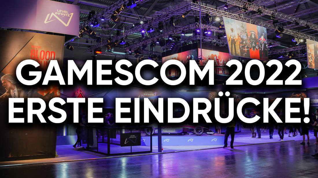An exhibition hall at Gamescom 2022