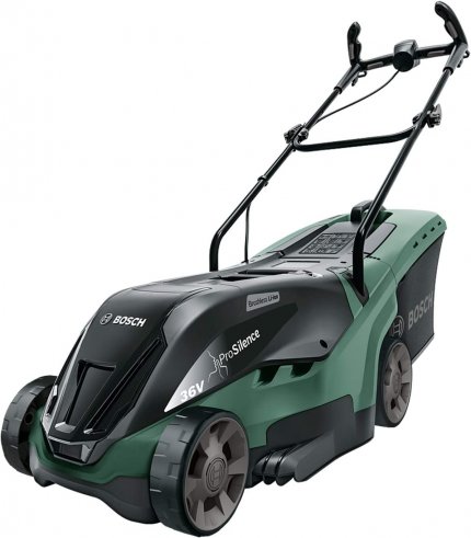 Amazon is currently selling the Bosch cordless lawnmower Rotak Pro Silence for lawns up to 550 square meters and 36 cm cutting width with a 32% discount.