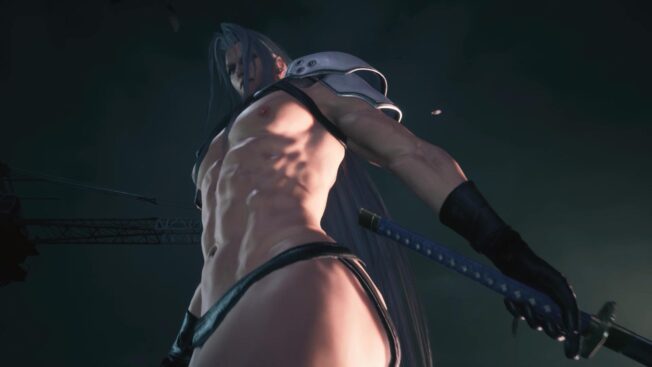 Final Fantasy VII Remake: Nude mod for Sephiroth with defused version
