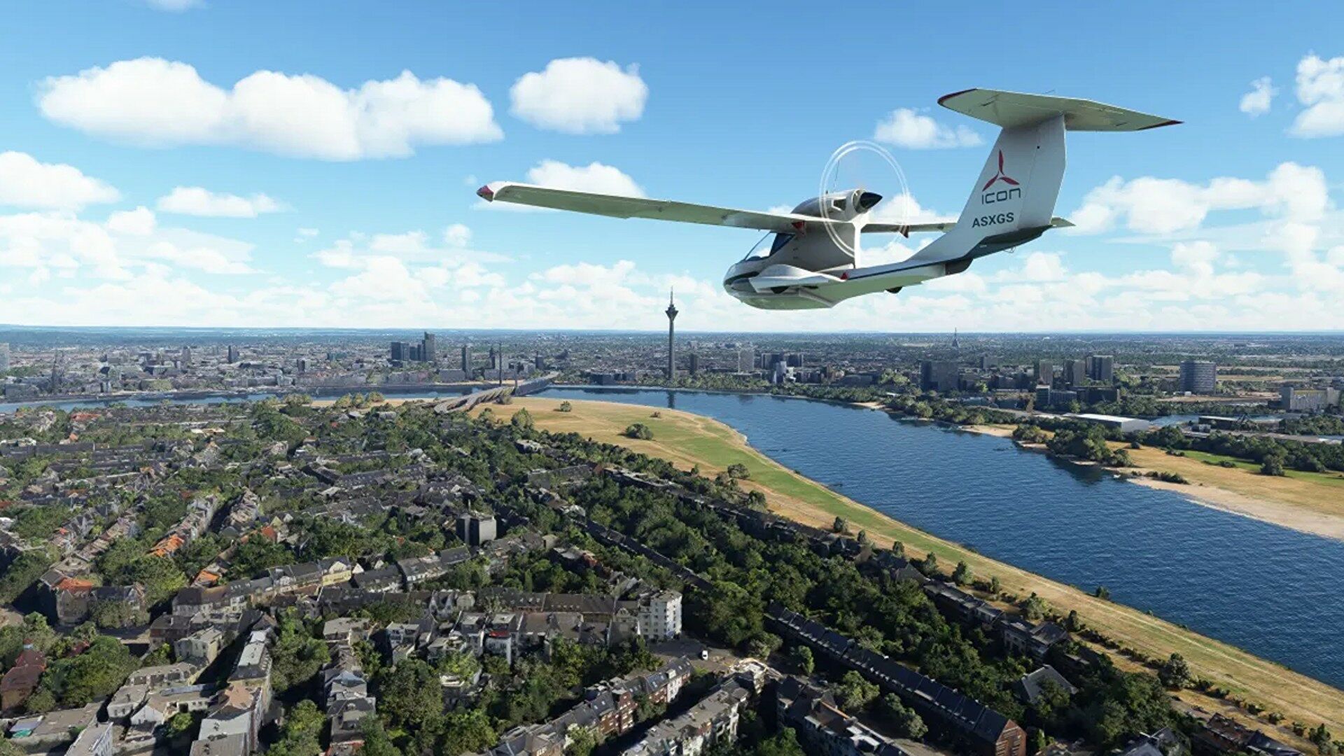 Fly over Gamescom in Microsoft Flight Simulator's first City Update, out now