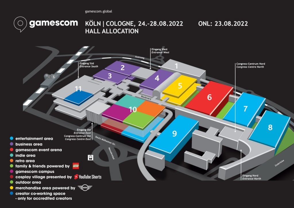 gamescom 2022 hall plan