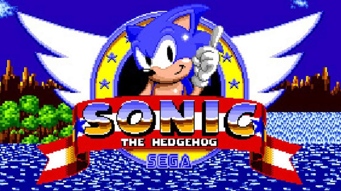 Sonic the hedgehog in 2D