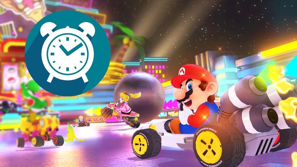 This is the time when the new tracks for Mario Kart 8 Deluxe will be released.