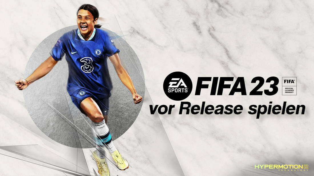 FIFA 23 cover image with the words