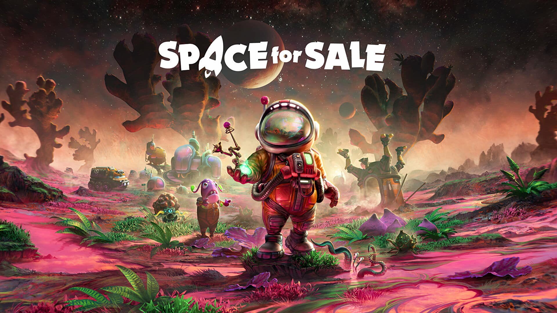 Space For Sale is a sandbox space builder that looks like alien Animal Crossing