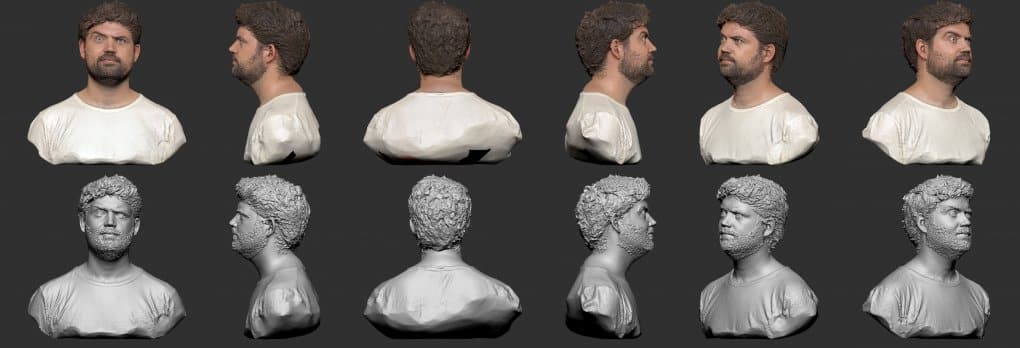 Welcome to the Uncanny Valley: This is what the 3D photogrammetry scans by PC games editor David Benke look like.