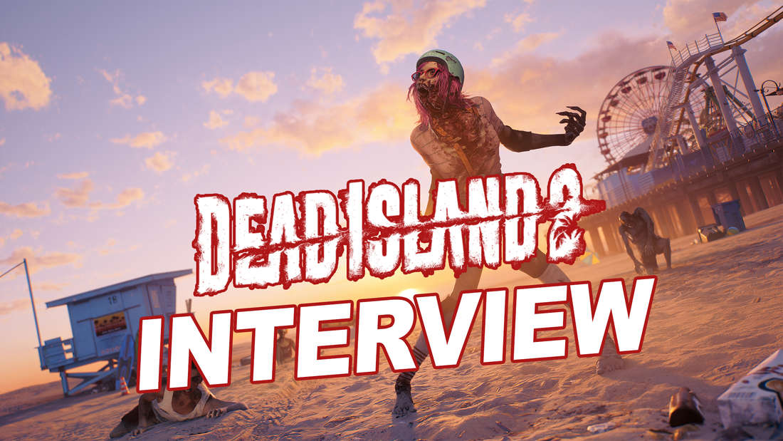 Screenshot from Dead Island 2 with the text Interview
