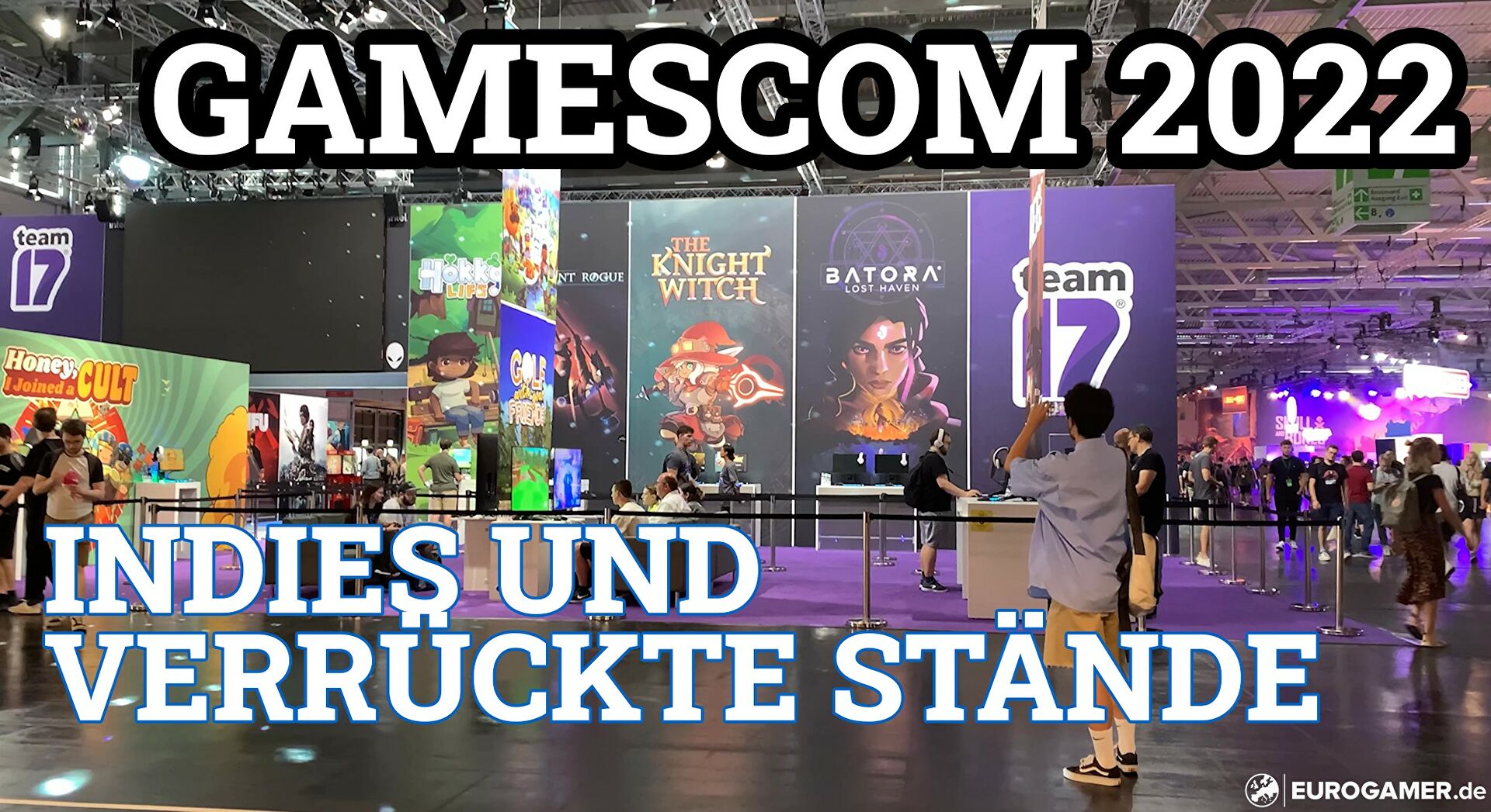 gamescom 2022: The indie area is big but chaotic, so I was able to find crazy stands