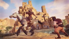 You can play the survival MMO Conan Exiles for free on Steam this weekend.