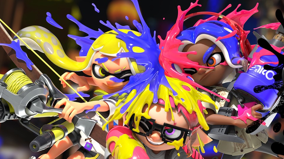 In the main phase of the Splatfest, the three-color fights take place, among other things.