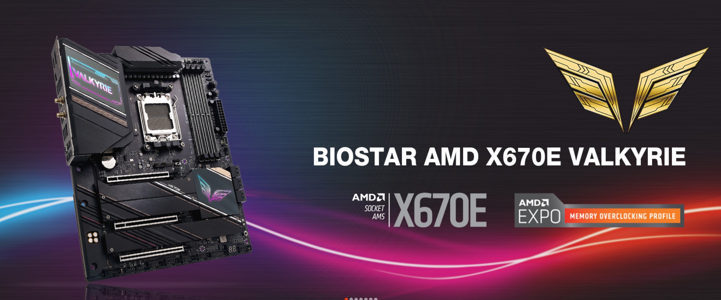 BIOSTAR presents the new X670E VALKYRIE ATX motherboard designed based on the AMD X670 chipset, GamersRD
