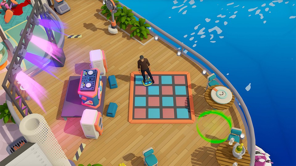 The launch trailer for Justice Sucks shows that even vacuum cleaning is fun with boy band music