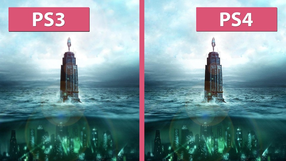 BioShock: The Collection - PS3 Original vs. Remaster in graphics comparison