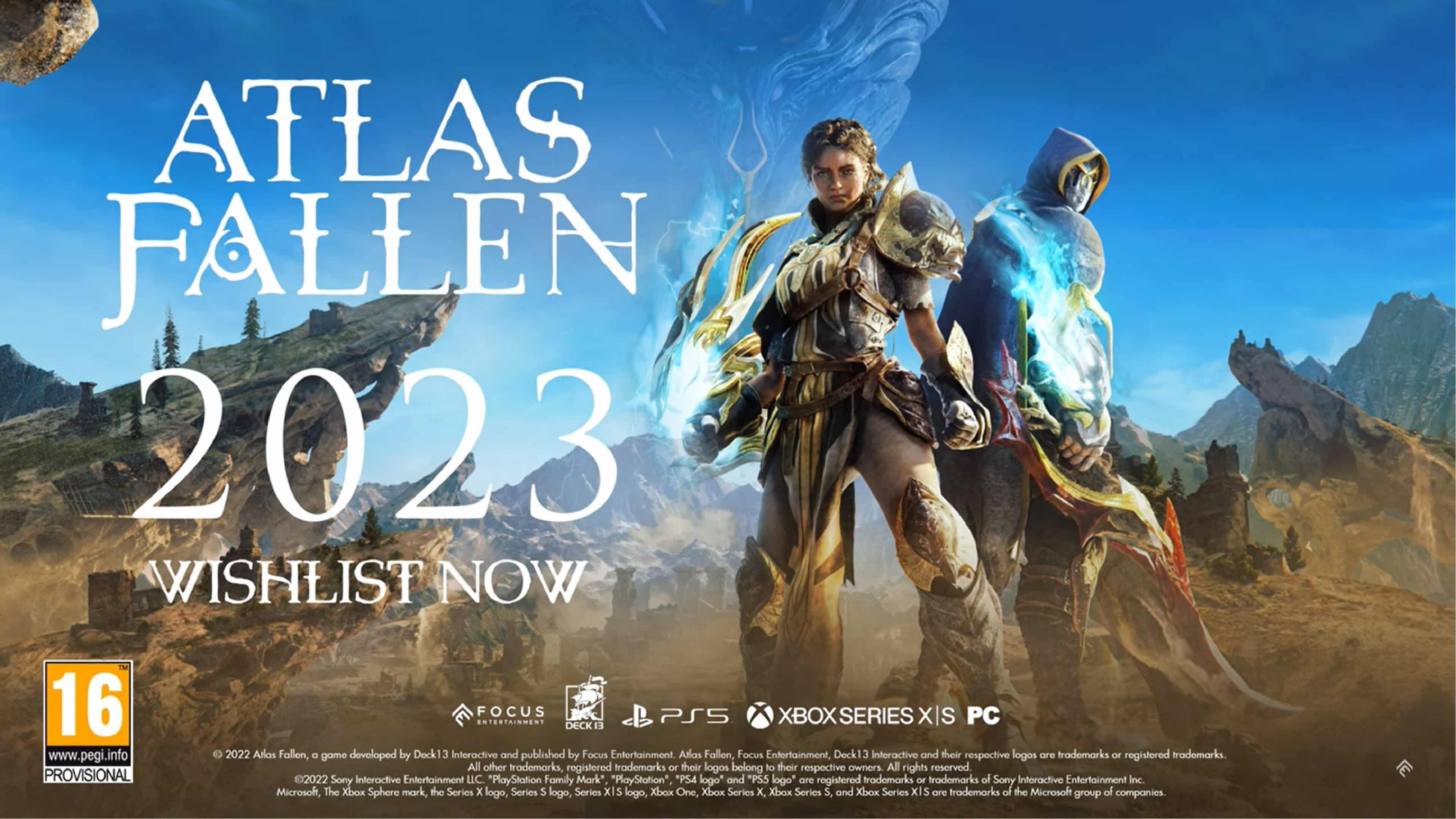 Atlas Fallen is the new game from Deck13 that will be released in 2023 for Xbox Series X/S, PS5, and PC