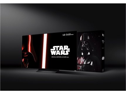 Now 55% cheaper with cashback at Media Markt: Star Wars OLED TV from LG with 65 inches, 4K UHD and 120 Hz.