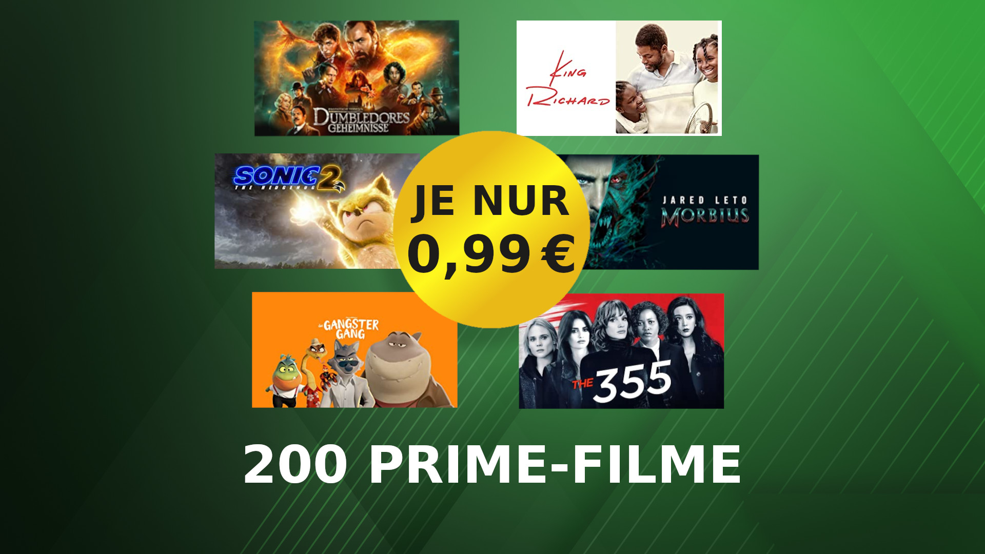 Only 99 cents each: now rent 200 films cheaply from Amazon Prime Video