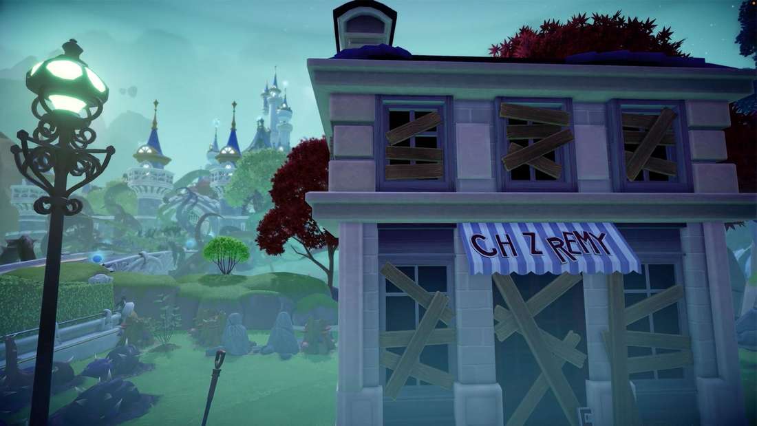 The Chez Remy in Disney Dreamlight Valley before it's unlocked.