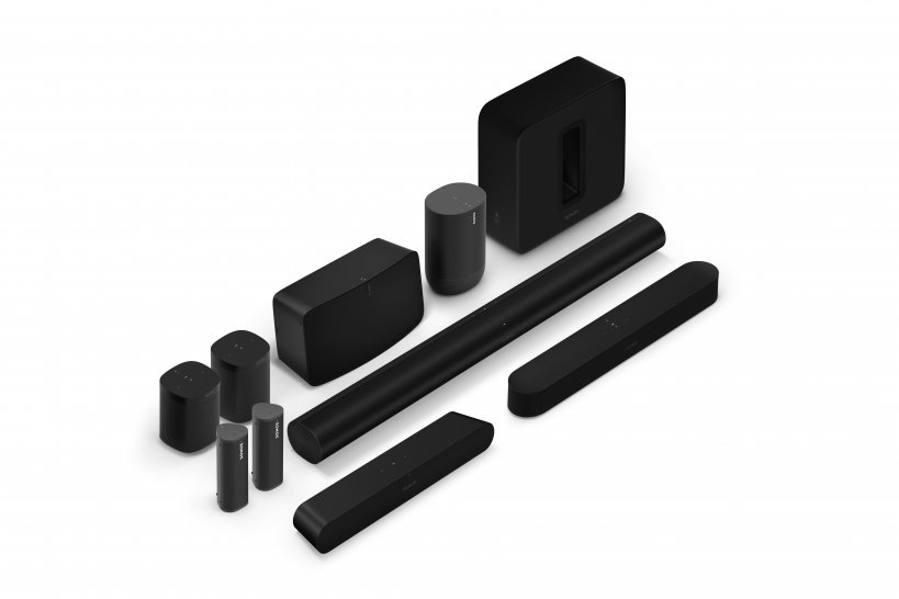 Sonos Sub Mini: Marketing images show cylindrical shape