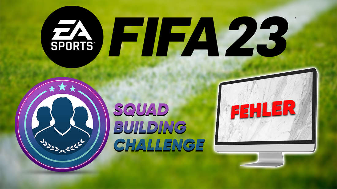 The FIFA 23 logo next to an error screen