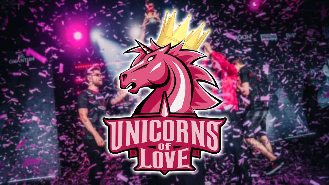 The Unicorns of Love logo with crown