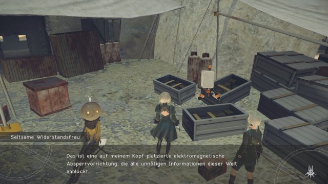 Emil says hello: There are links to the content of the first NieR - but previous knowledge is not required.