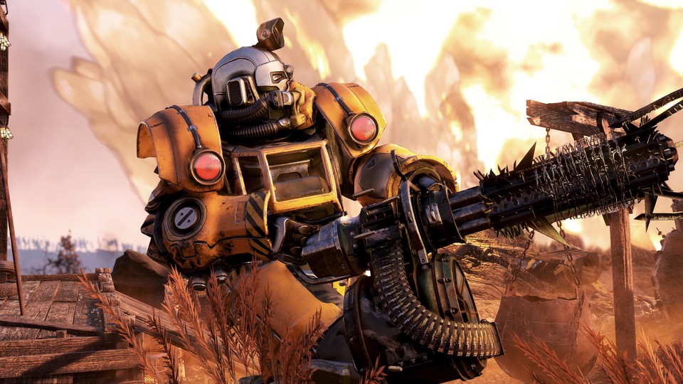 Among the bonus games this month is Fallout 76.