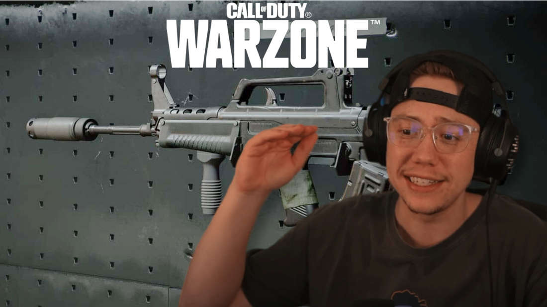 Streamer WhosImmortal and a Call of Duty Warzone weapon
