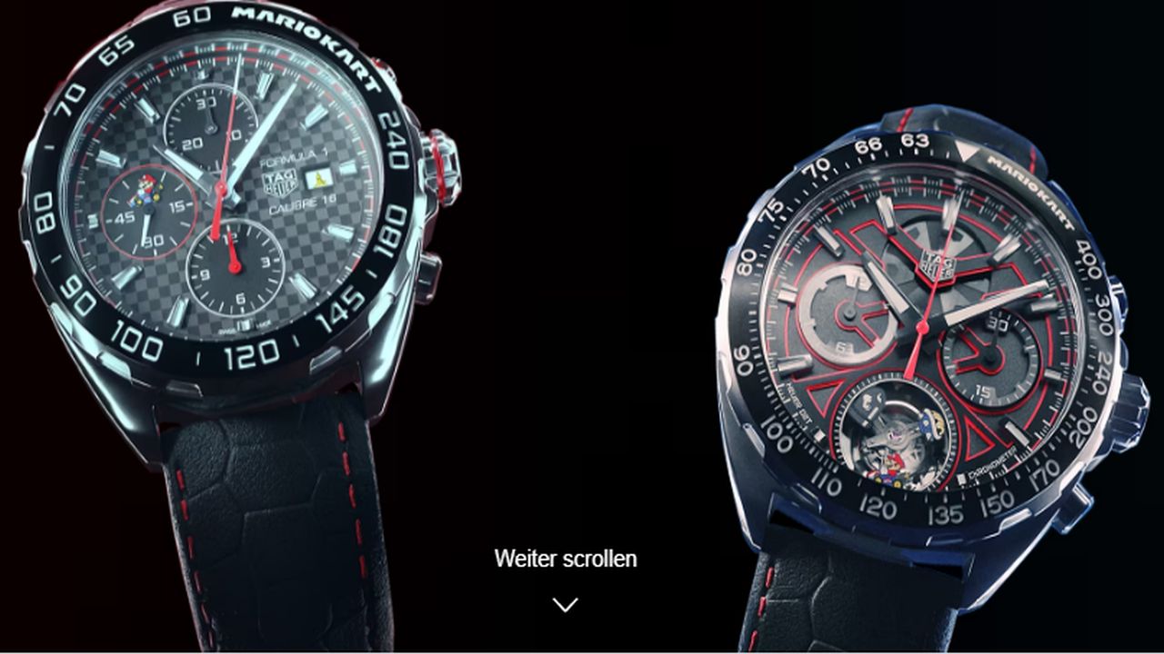 Mario Kart watch: This wristwatch in the Nintendo design costs 25,600 euros