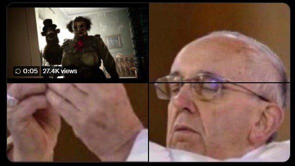 Development studio Red Barrels praises the new The Outlast Trials with the Pope meme on Twitter.