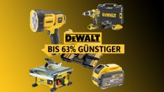 <strong>DeWalt up to 63% cheaper: </strong>Table saw, 18V battery, cordless screwdriver and much more.  now super cheap