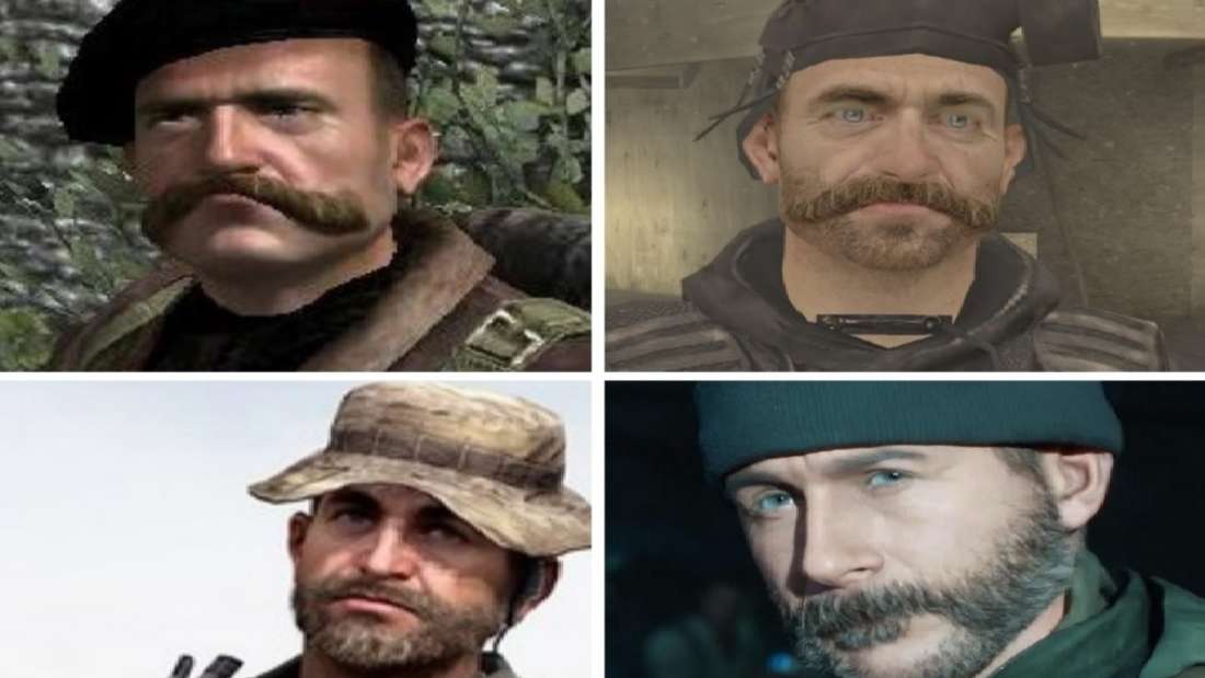 Captain Price in the various 'Call of Duty' games