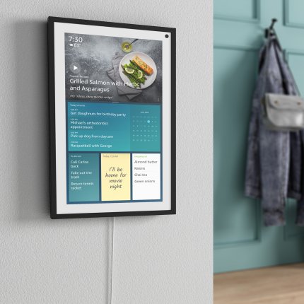 Echo Show 15 can also be used as a wall display.